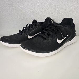 Women's Nike Black and White Trainer Sneakers